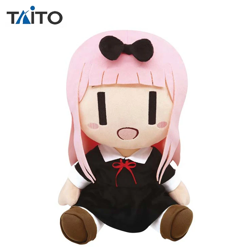 

In Stock Original TAITO Kaguya-Sama: Love Is War Kawaii Fujiwara Chika Plush Toys Dolls Fufu 30Cm Toys for Girls Gift