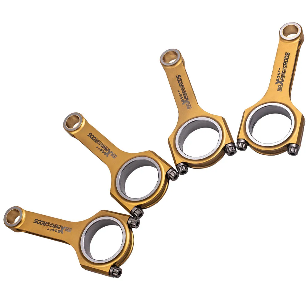 Titanized Connecting Rod For Opel Calibra A 1990-97 Coupe 2.0i 16V, 2.0i 16V 4x4 for Vauxhall 2.0 C20xe C20LET Z20LET Conrods