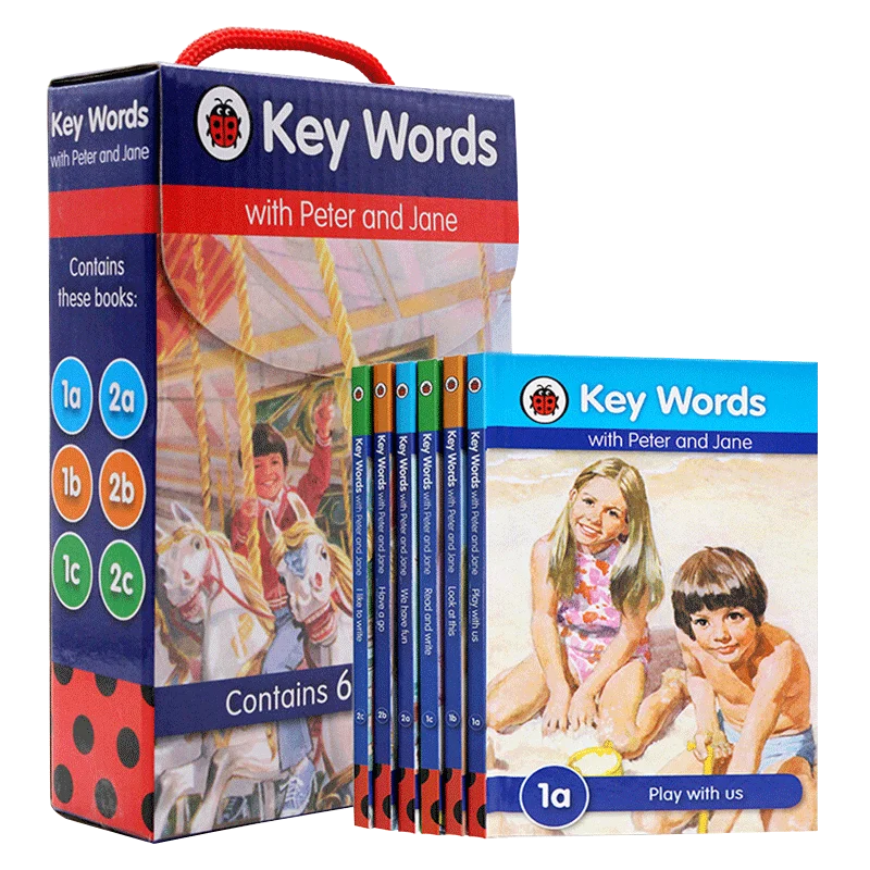 6 Volumes Of Key Words Hardcover Children\'S Original English Books, Imported English Books