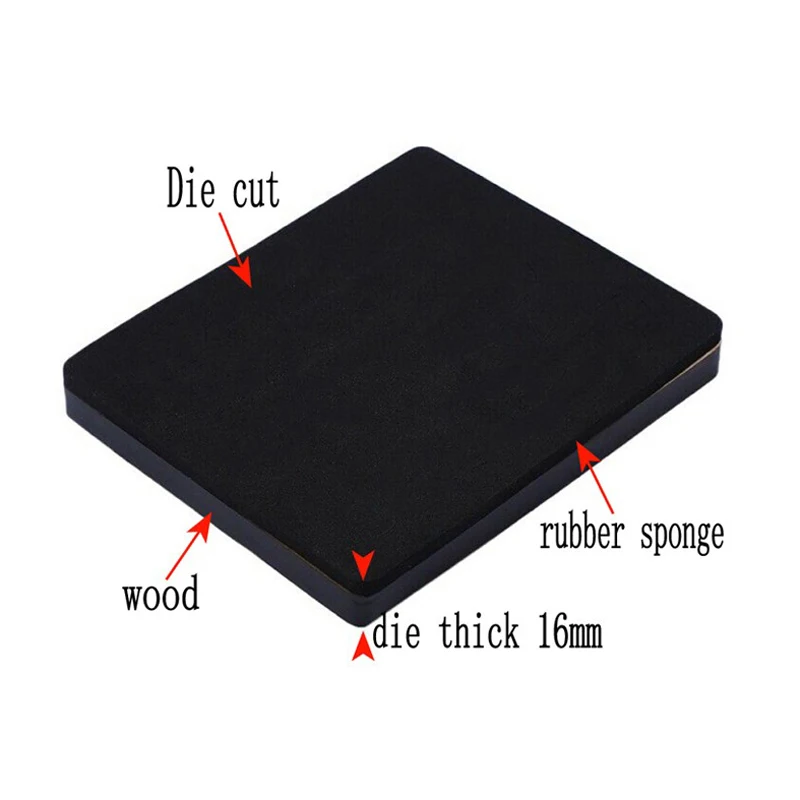 Cute Rectangle Circle Lable Cutting Wood Dies 2020 New Craft Wooden Die Suitable for Common Die Cutting Machines on the Market