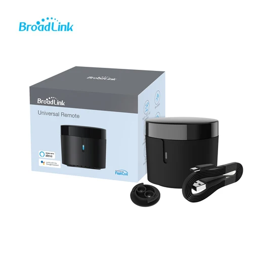 Imagen 2 del producto Broadlink RM4 MINI/HTS2 mando a distancia IR aire acondicionado TV decodificador Sensor de temperatura y humedad HTS2 con Alexa