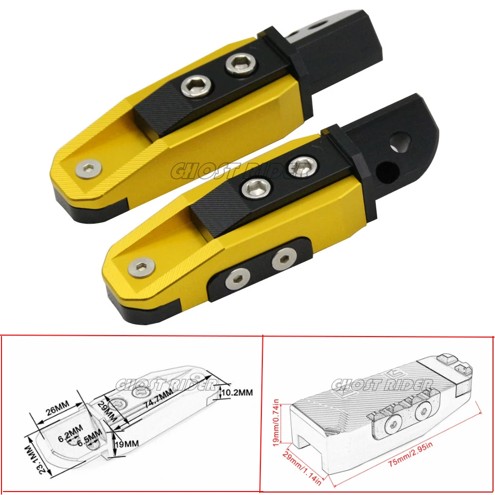 Motorcycle MX FootRest Footpegs Pedals For SUZUKI DRZ 400 DRZ400 DRZ400S SRZ400SM DRZ400E KLX400R KX500 KX 500