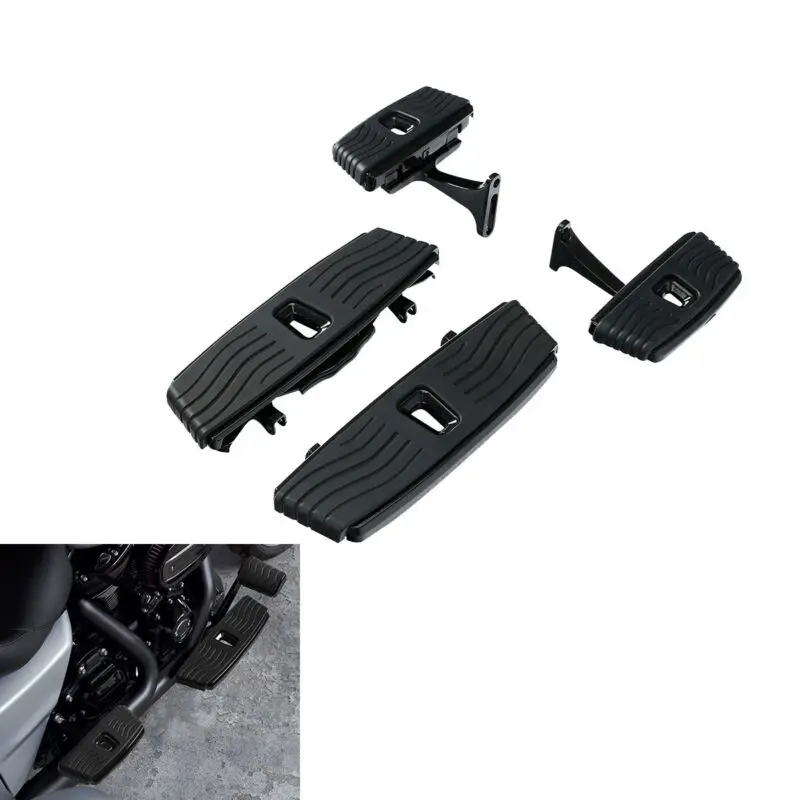 Motorcycle Driver Passenger Floorboard Pegs For Harley Road King Electra Street Glide Touring Models 1993-2022