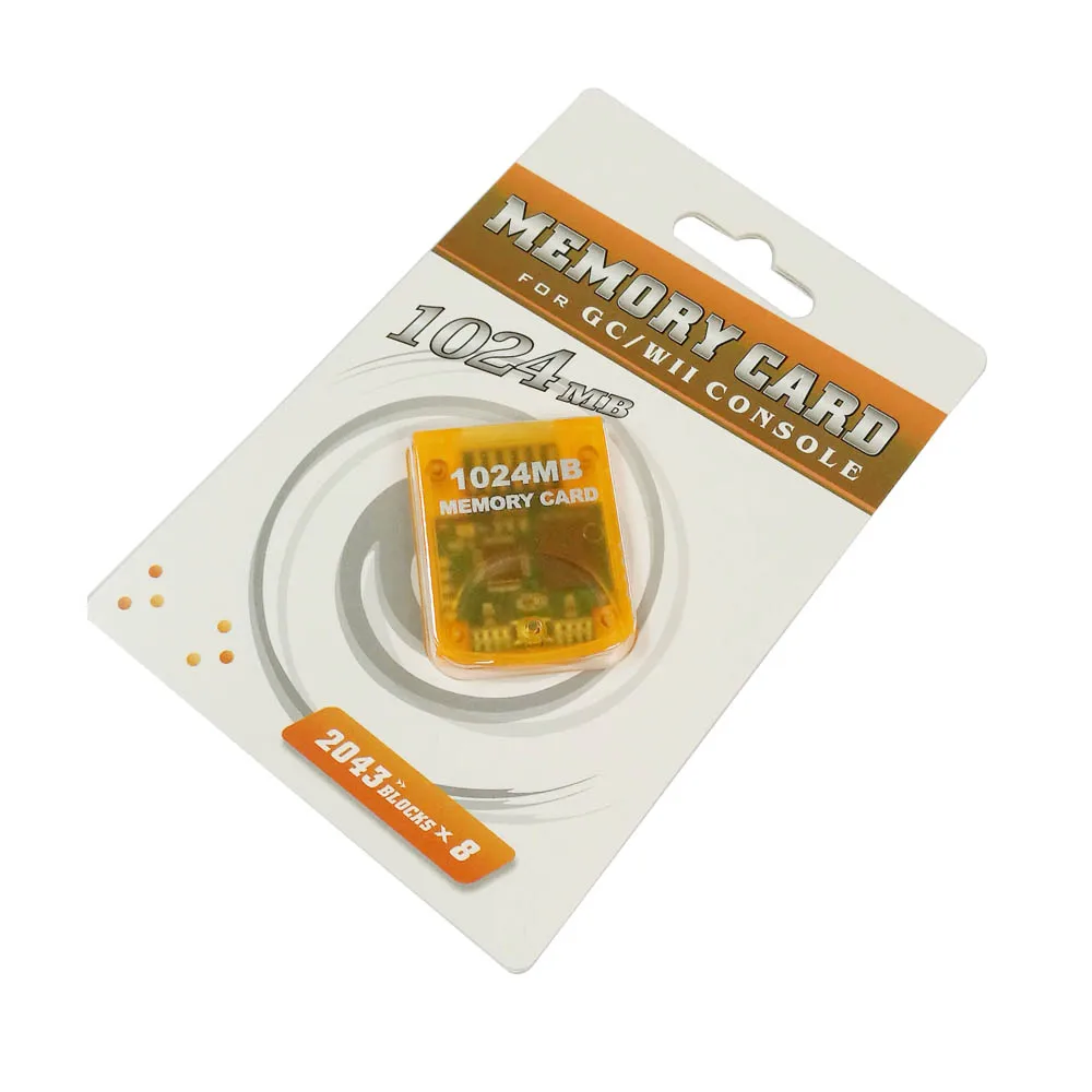 Memory Storage Card Saver For Wii For GameCube For GC Xmas Gift