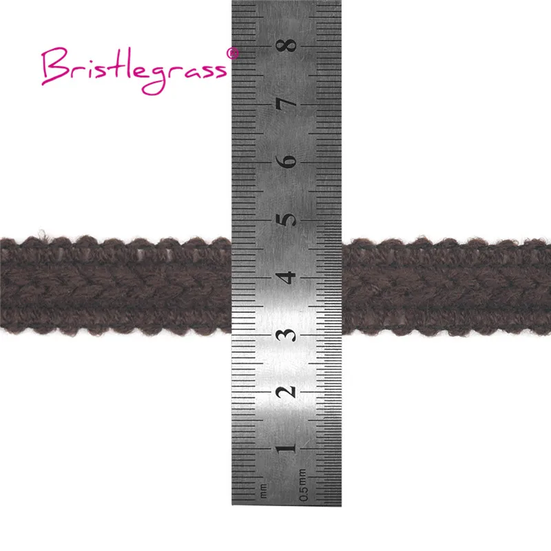 BRISTLEGRASS Woolen Braided Crochet Lace Trim 5/8\