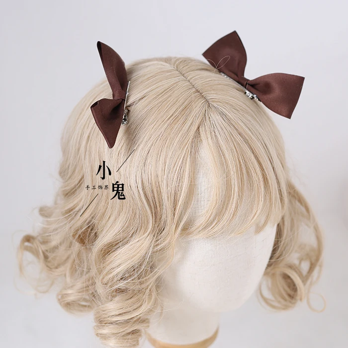 Origional Lo Niang Lace Hair Band Headdress Lolita KC Hair Band Tiramisu Body-Shape Master Brown Sweet Little Things