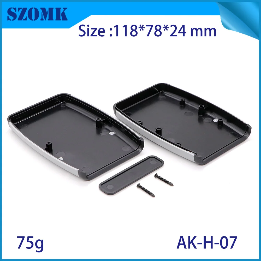 1Piece 118*78*24mm abs plastic enclosure for electronics plastic case portable handheld control box project housing case