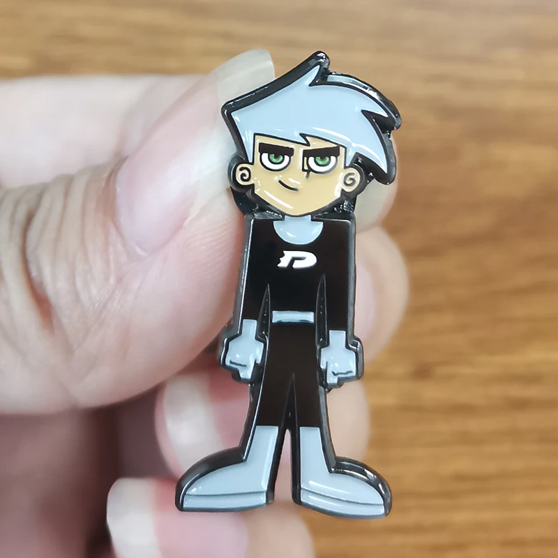 Danny Phantom enamel pin