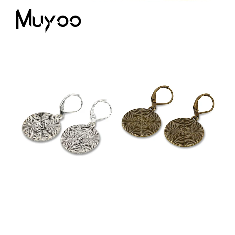 2019 New Polish Folk Pattern Dangle Earring Geometric Art Vintage Earring Glass Dome Jewelry
