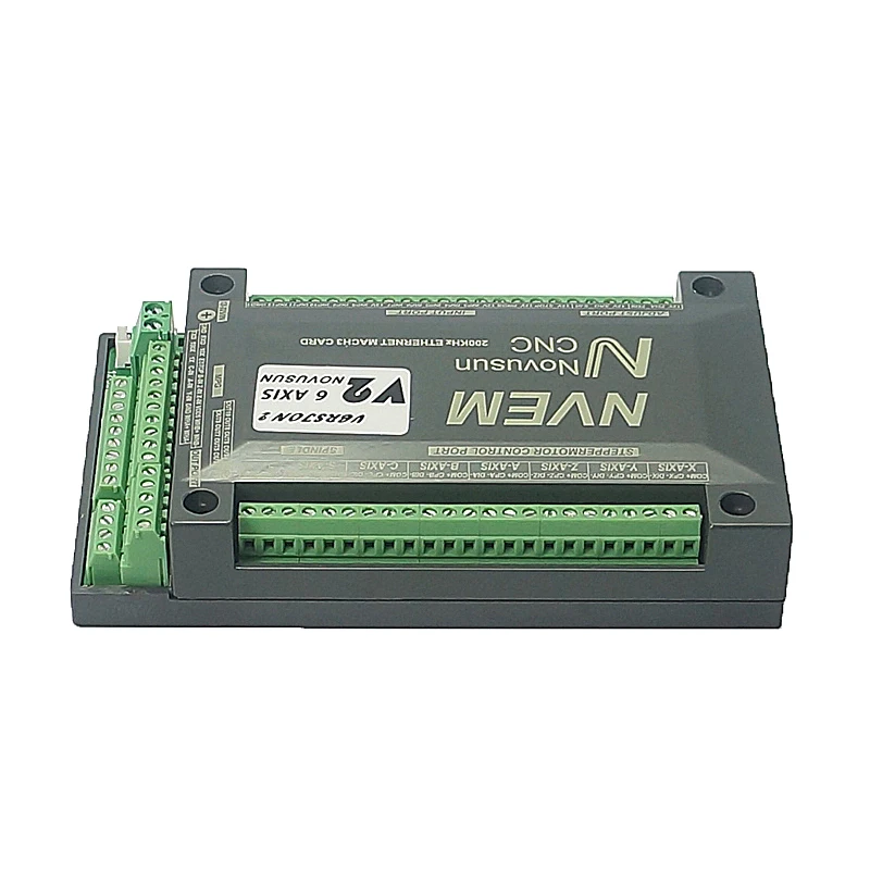 Tarjeta controladora USB NVUM V2 Mach3 de 6 ejes, placa de ruptura de 200KHz para máquina grabadora CNC, enrutador de madera