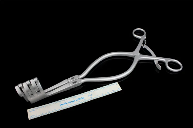 Orthopedic instrument medical spine lamina Vertebral body muscle opener 3*4 hook 28cm Distraction forcep movable joint retractor