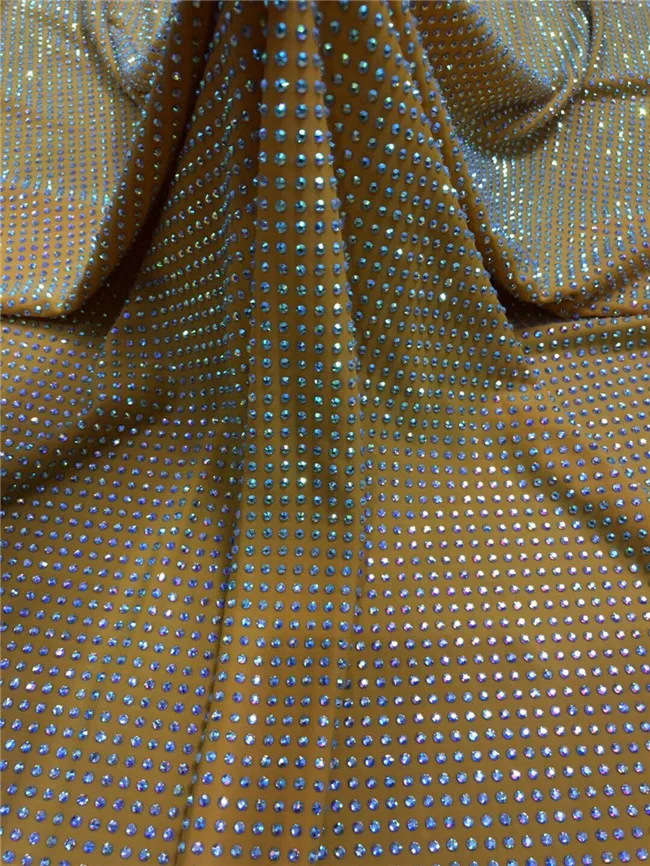 

5 yards top quality lace S-108683 African french net lace fabric with stones for nice dress