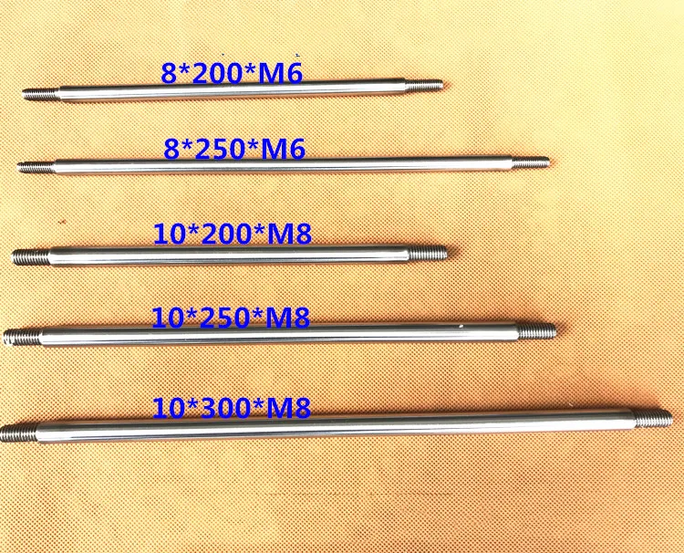 M8 10 200มม./300มม.ลูกสูบกลไก Telescopic Optical แกนมอเตอร์ Linear แบริ่งแกนคันโยกตรงเพลา