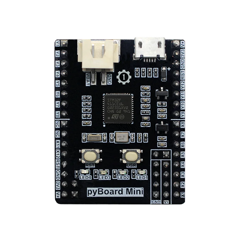 01 ستوديو pyBoard Mini STM32F411CEU6 Micropython STM32 تطوير مجلس التجريبي جزءا لا يتجزأ من البرمجة