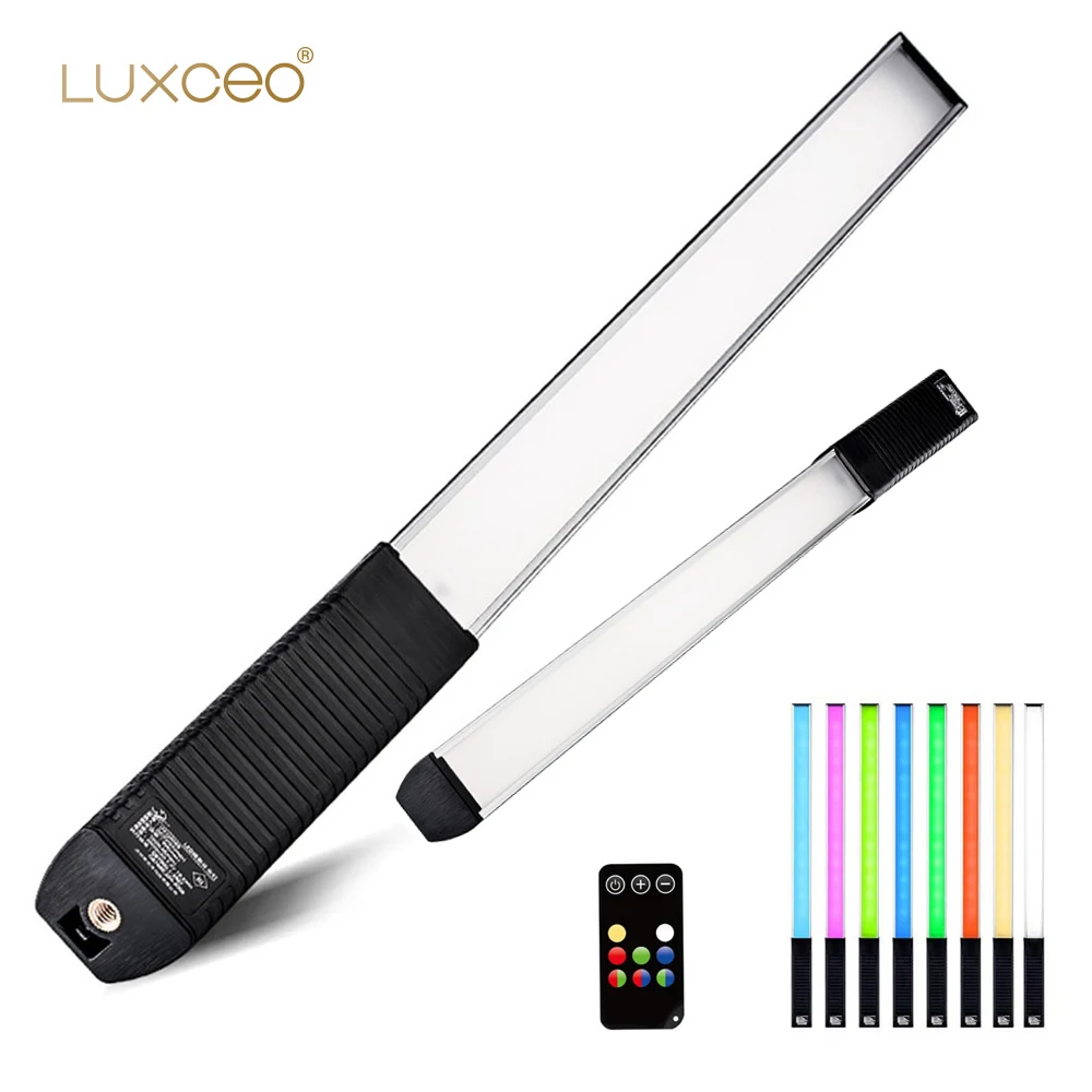 Top Q508A RGB Led Video Light Wand Tube Photography Lamp Remote Control 8 Color 3000K-5750K Photo Lighting for photo video