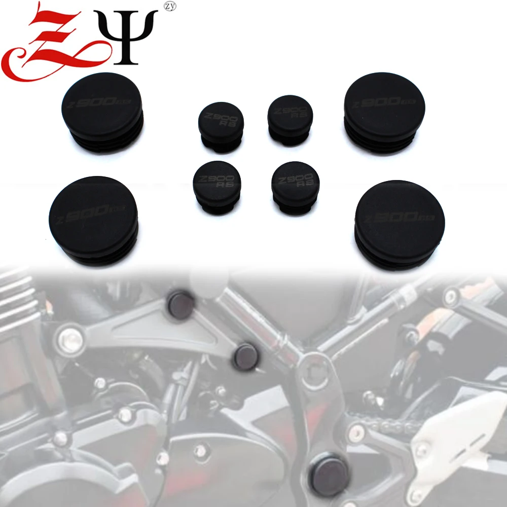 

z900rs Frame Hole Cover Caps Plug Decorative Frame Cap Set For Kawasaki Z900RS Z900 RS Z 900 RS 2017-2020 Motorcycle Accessories