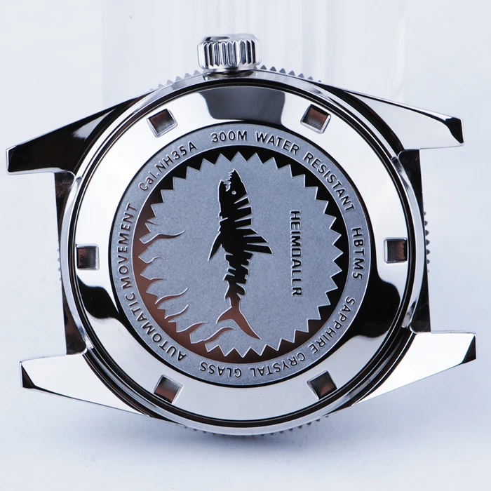 Heimdallr Mens Dive Watches Men Automatic Watch 62Mas Mechanical Wristwatch 200M Waterproof Luminous NH35 Sapphire Ceramic Bezel