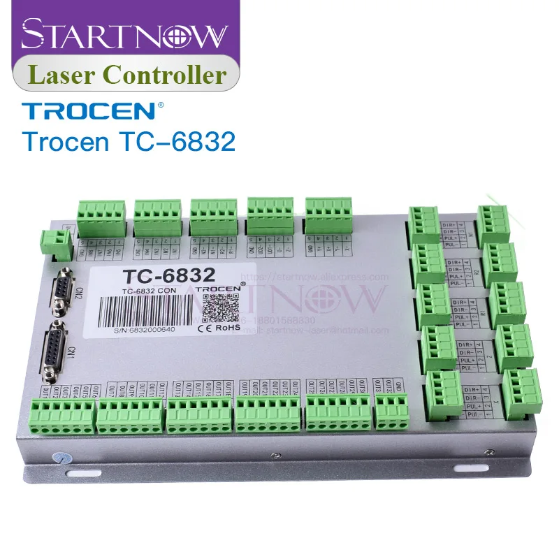 Woodworking Engraving Machine Control System Trocen TC-6832/TF-6225 Vibrating Knife Laser Controller Card Tool Bit Upgraded 6828