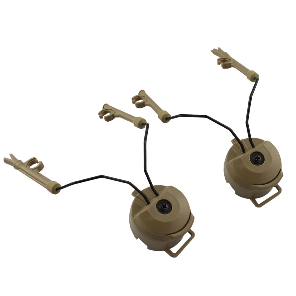 Accessori per casco tattico VULPO supporto per cuffie adattatore per binario ad arco per casco veloce per auricolare Comtac I/II MSA Sordin