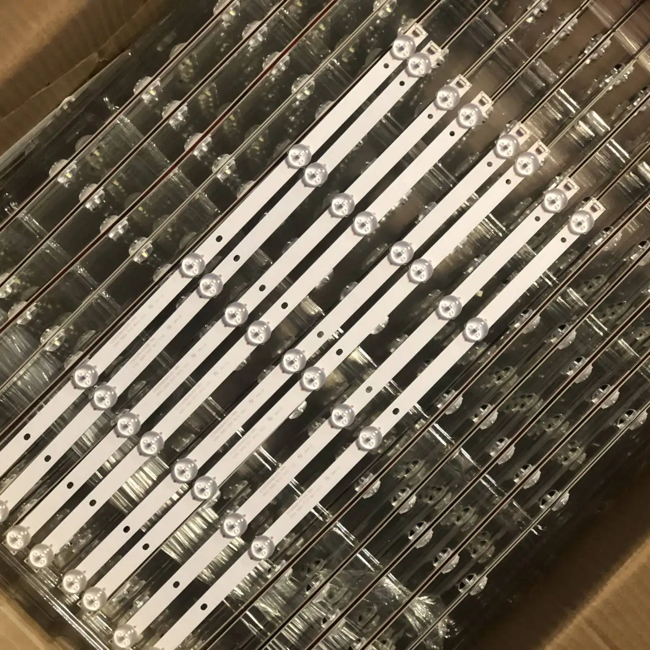 Tira de luces LED de retroiluminación, 5 lámparas CC02500D445V05 500C 5S1P 4X10 1210 para LE-8815A AKTV5013TS LE-8822A A TH-LD50WE9, 6V, 5 unidades