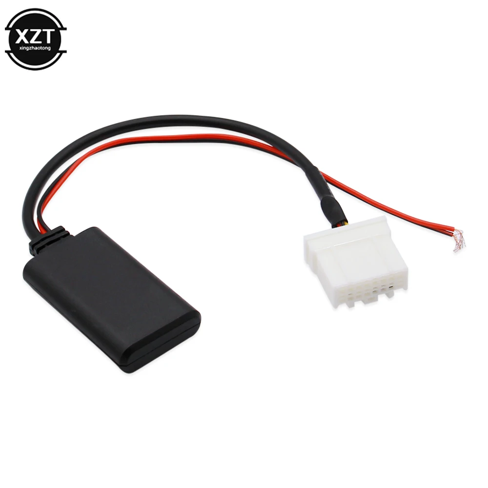 Bluetooth Aux Adapter do radia samochodowego Biurlink moduł bezprzewodowy konwerter Audio muzyczny dla Mazda 2 3 5 6 2006 MX5 RX8