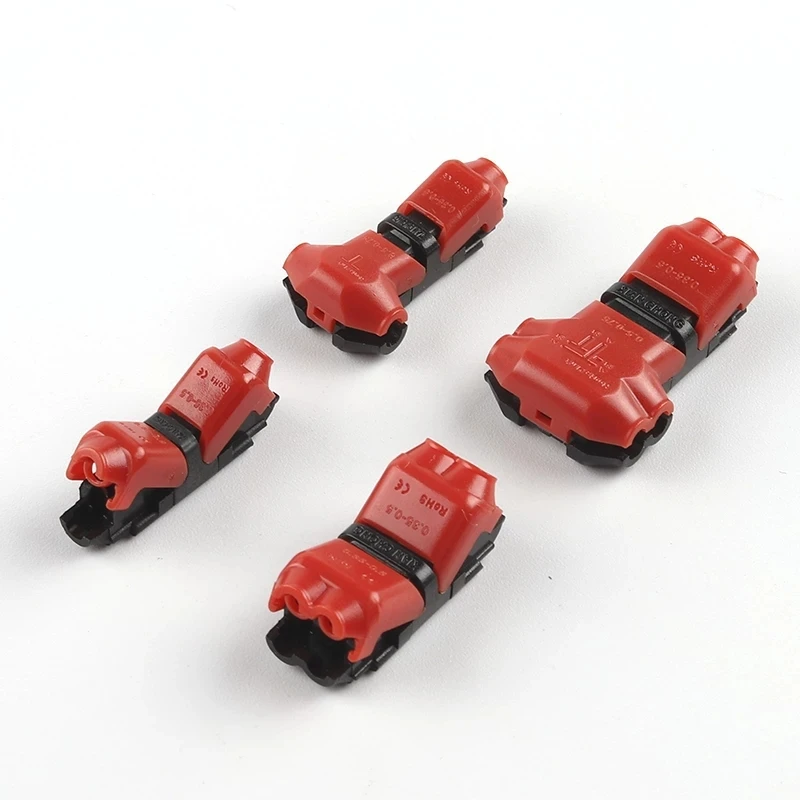 I/TType Quick Splice Scotch Lock Wire Connector For Terminals Crimp For 22-20AWG LED Strip Wire Audio Car Cable Crimping