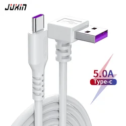 USB cable 90 Degree Angle Type C Cable Fast Charge 5A For Samsung S9 S10 S8 Huawei P40 Mate 30 Xiaomi Redmi