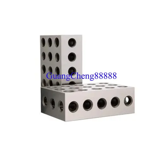 정밀 매칭 기계공 123 밀링 공구, 경화강 블록 게이지, 25-50-75mm 블록, 0.0001 인치, 23 홀, 1-2-3 인치, 세트 당 2 개