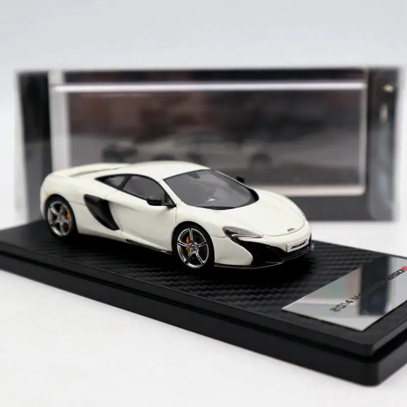 TSM Models 1/43 650S Coupe 2014 White Resin Toys Car Models Gifts Limited Edition Collection