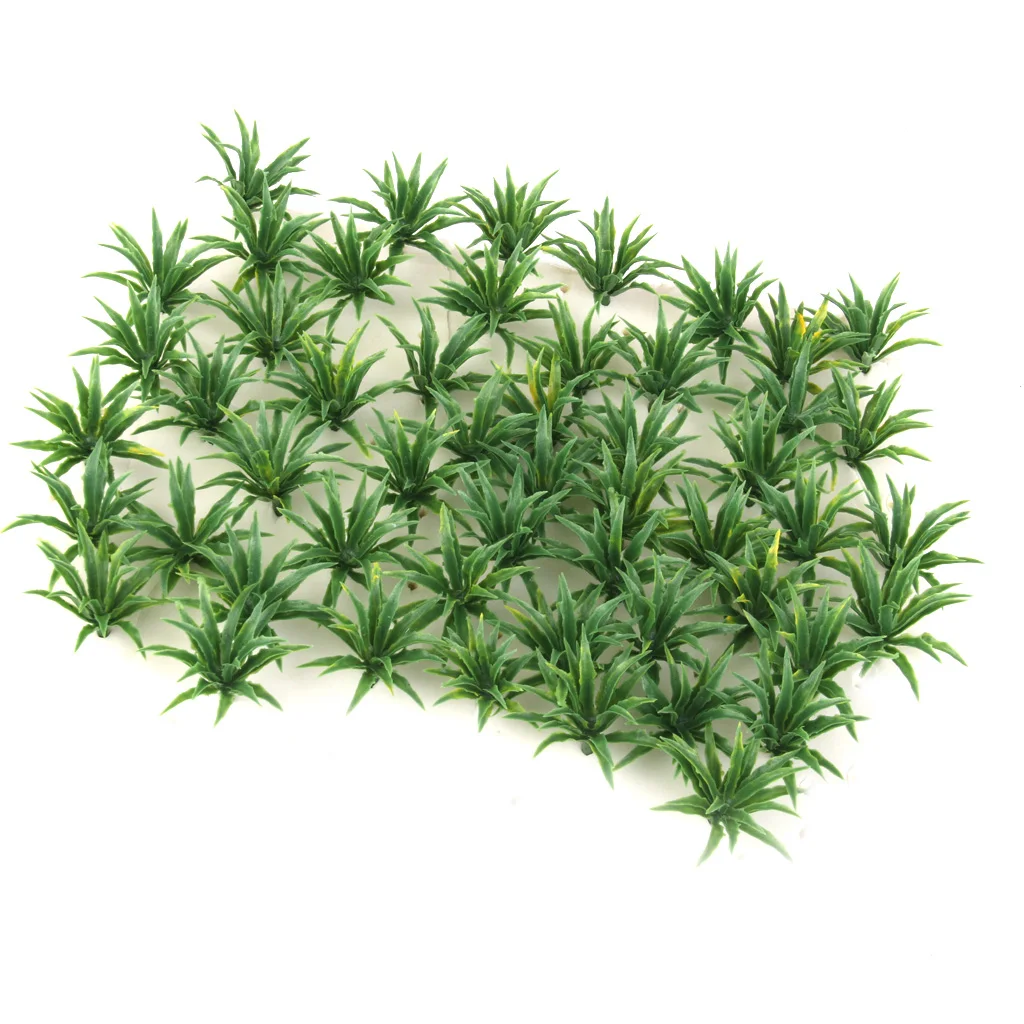 50 modello Verde Arbusti Cespuglio Ferroviaria Wargame Parco Diorama Paesaggio HO N Z 2.5 centimetri