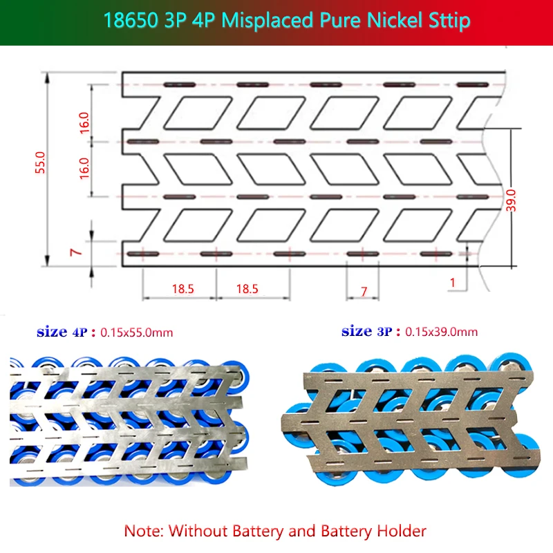 5M 2P 3P Pure Nickel Strip W Type Nickel Sheet Misplaced Nickel Belt Spot Welder Machine For Welding 18650 Lithium Battery Solde