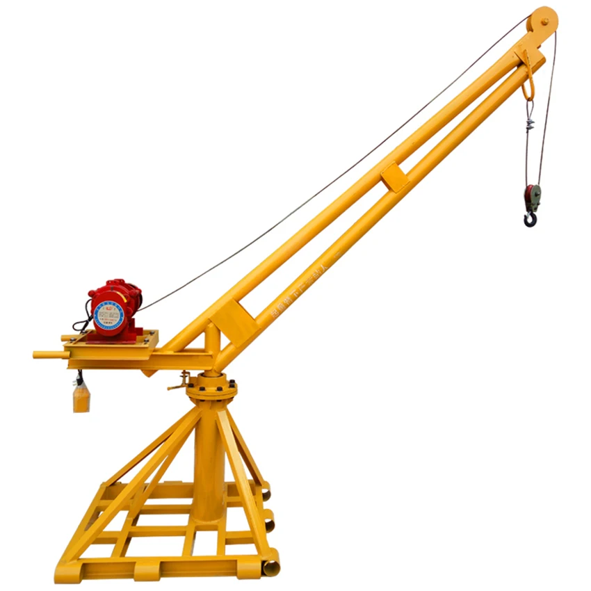 

220V 100kg 12m Lifting Hoist Electric Feeding Elevator Building Decoration Small Lifting Crane Household Electric Hoist Crane