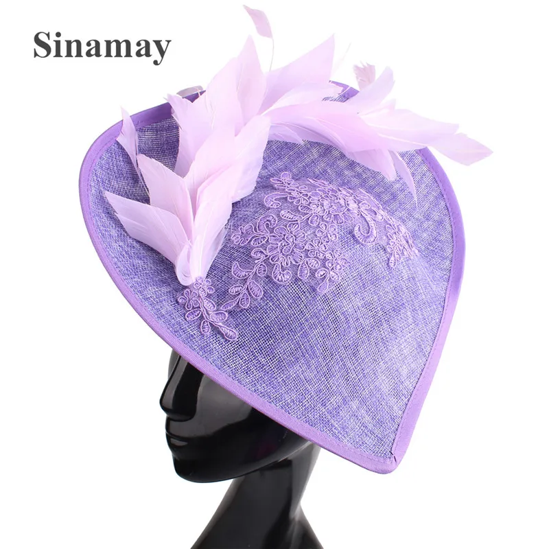 Fashion New Headdress Turquoise Kenducky Derby Party Hats Ladies Fascinator Hair Accessories Women Elegant Veils Bridal Headwear