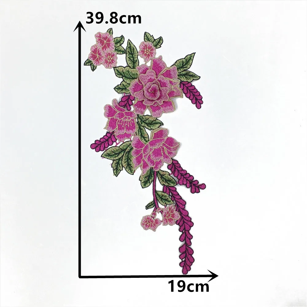 High Quality Embroidery Polyester 3D Flower Collar DIY Lace Fabric Decoration Dress Sewing Applique Accessories