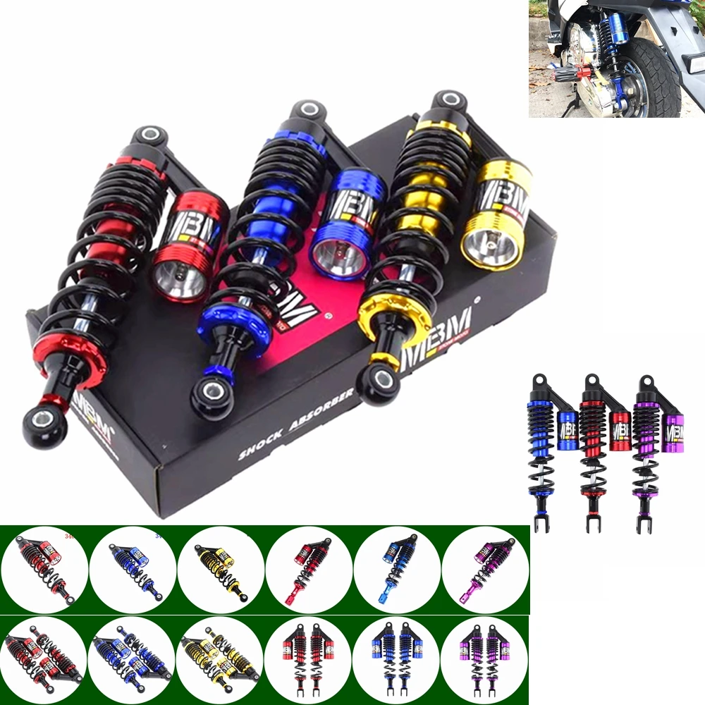 Uniwersalny tylny amortyzator motocyklowy 320 mm 340 mm MBM do skuterów Honda Yamaha Kawasaki Xmax Aerox Dio BWS ATV Quad