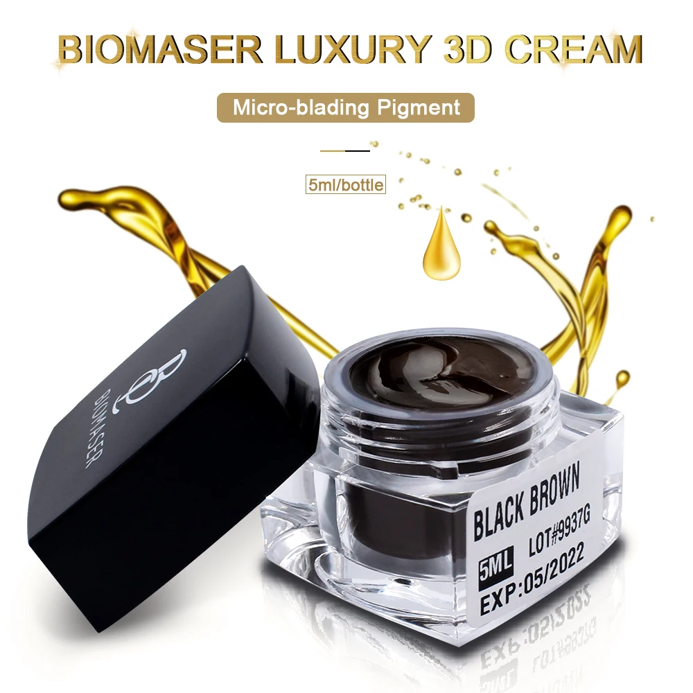 Biomaser High-End Tattoo Pigment Microblading pigment for Eyebrow Permanent makeup Tatoo Pigment Brown Tattoo Pigmento