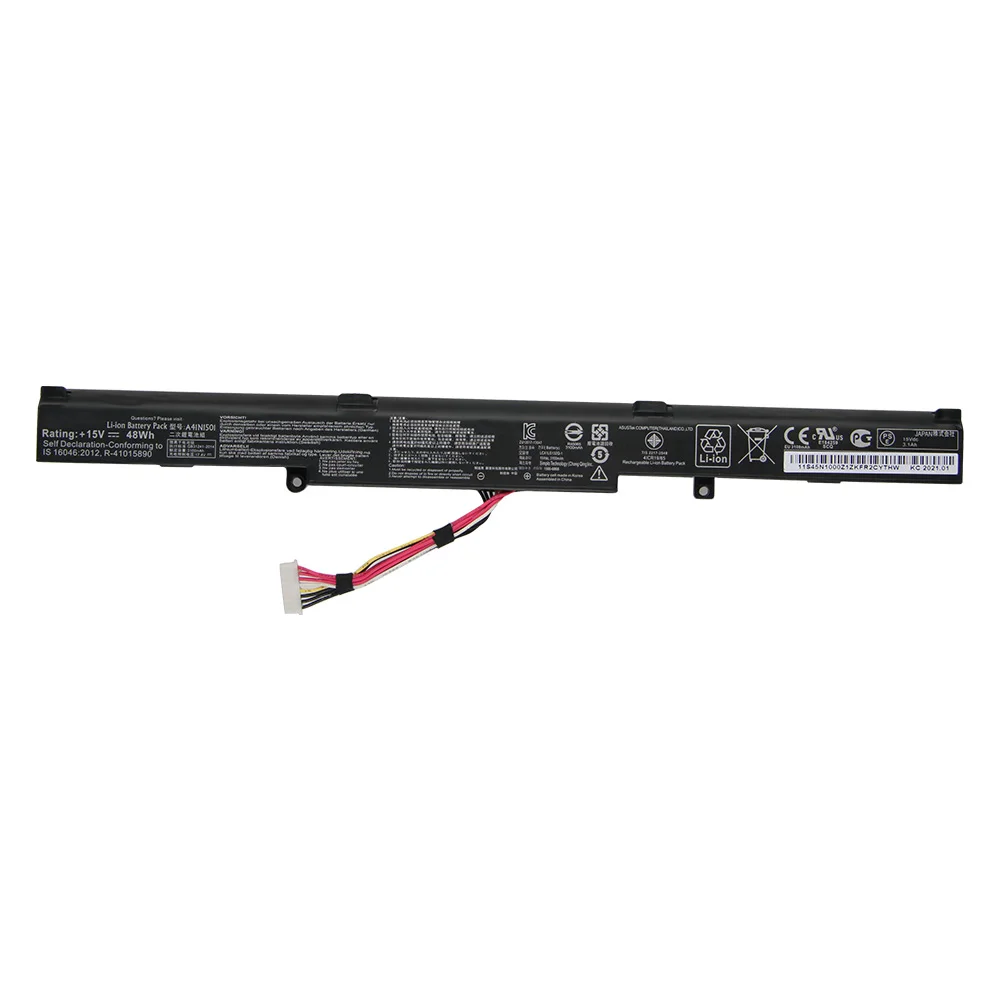 Imagem -02 - Bateria Original da Substituição para Asus N552v N552vw N752 N752v N752vw Gl752vw Gl752v ca A41n1501 A41lk9h Novo Genuíno