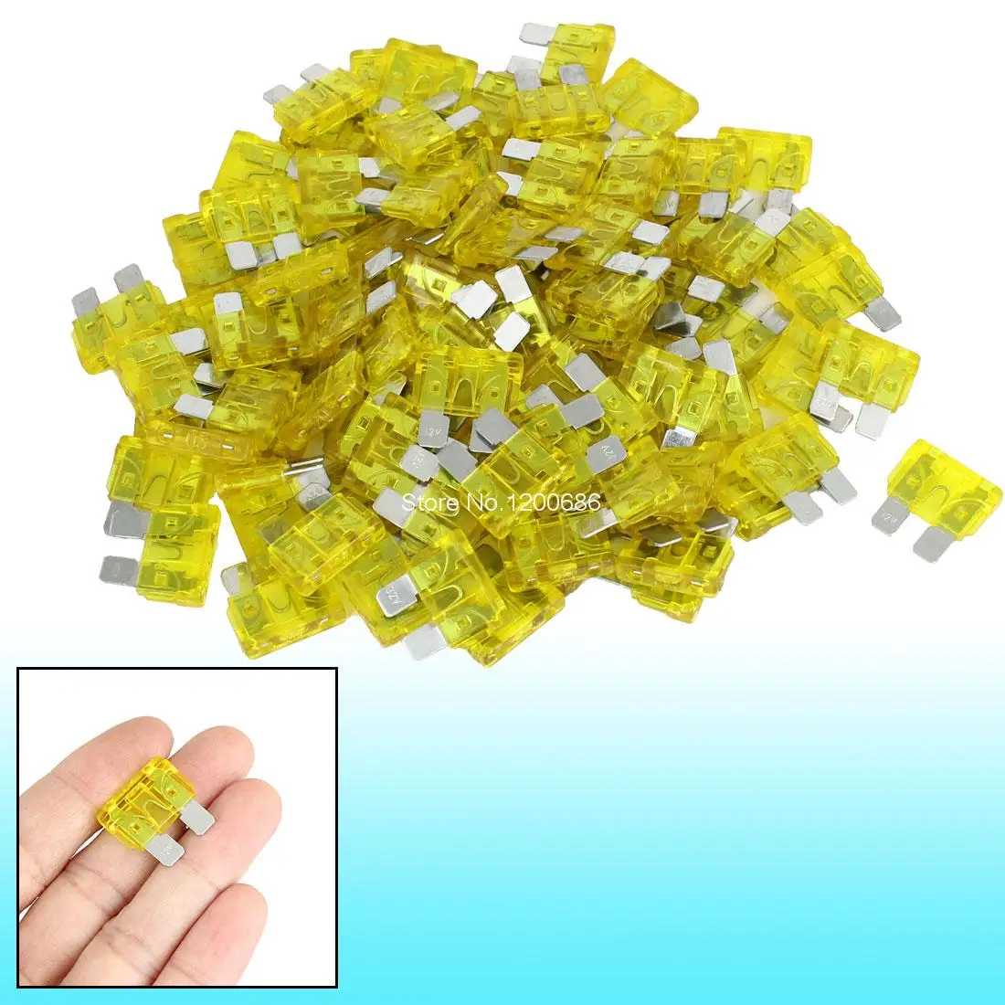 100Piece 32V 20A Middle Size Blade Fuse Auto Automotive Car Boat Truck 25 AMP Blade Fuse