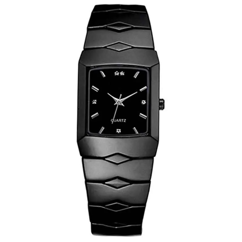 Montre de Couple en acier inoxydable pour hommes et femmes, bracelet de luxe classique à Quartz, nouveau Design 5D7D 6UFT