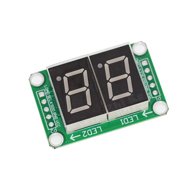 74Hc595 Driver Digital Display Module 0.5 Inch 2 Position Highlight Red / 0.4 Inch 4 Digits Led Anode Digital Tube for Arduno