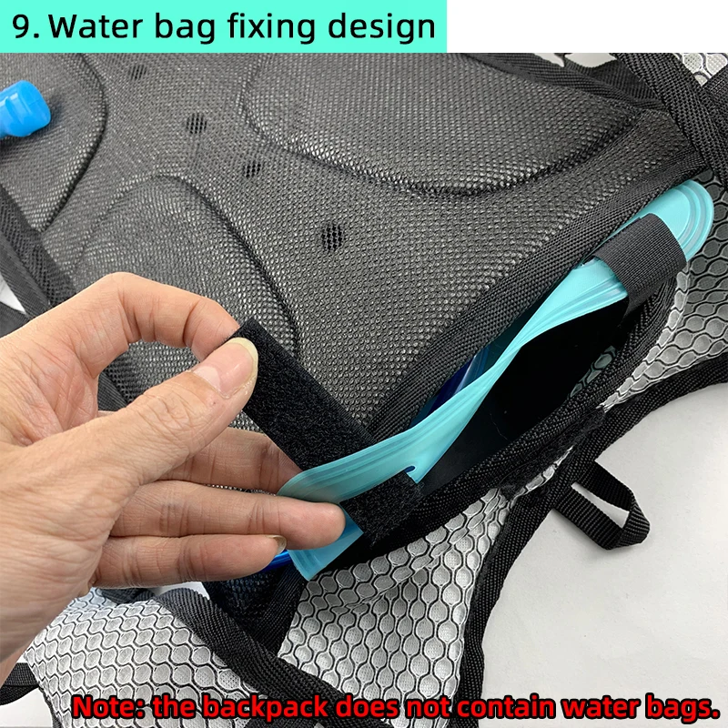 5L Outdoor Sport Cycling Backpack Camping Water Bag Storage Hydration Pack Pocket UltraLight Hiking Bike Riding Bladder Knapsack