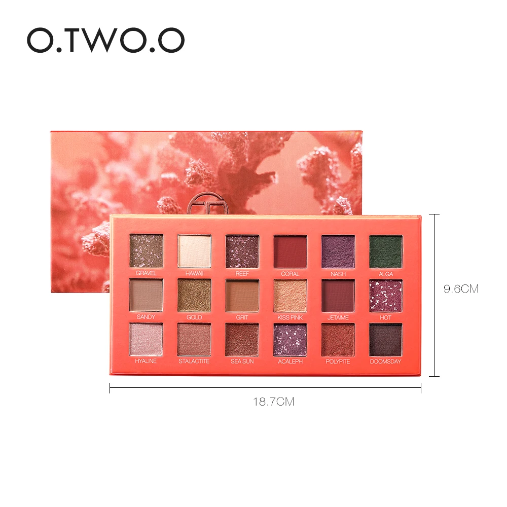 18-color ocean mystery eye shadow matte pearl flash powder makeup box professional eye shadow Palette Long Lasting  eye makeup