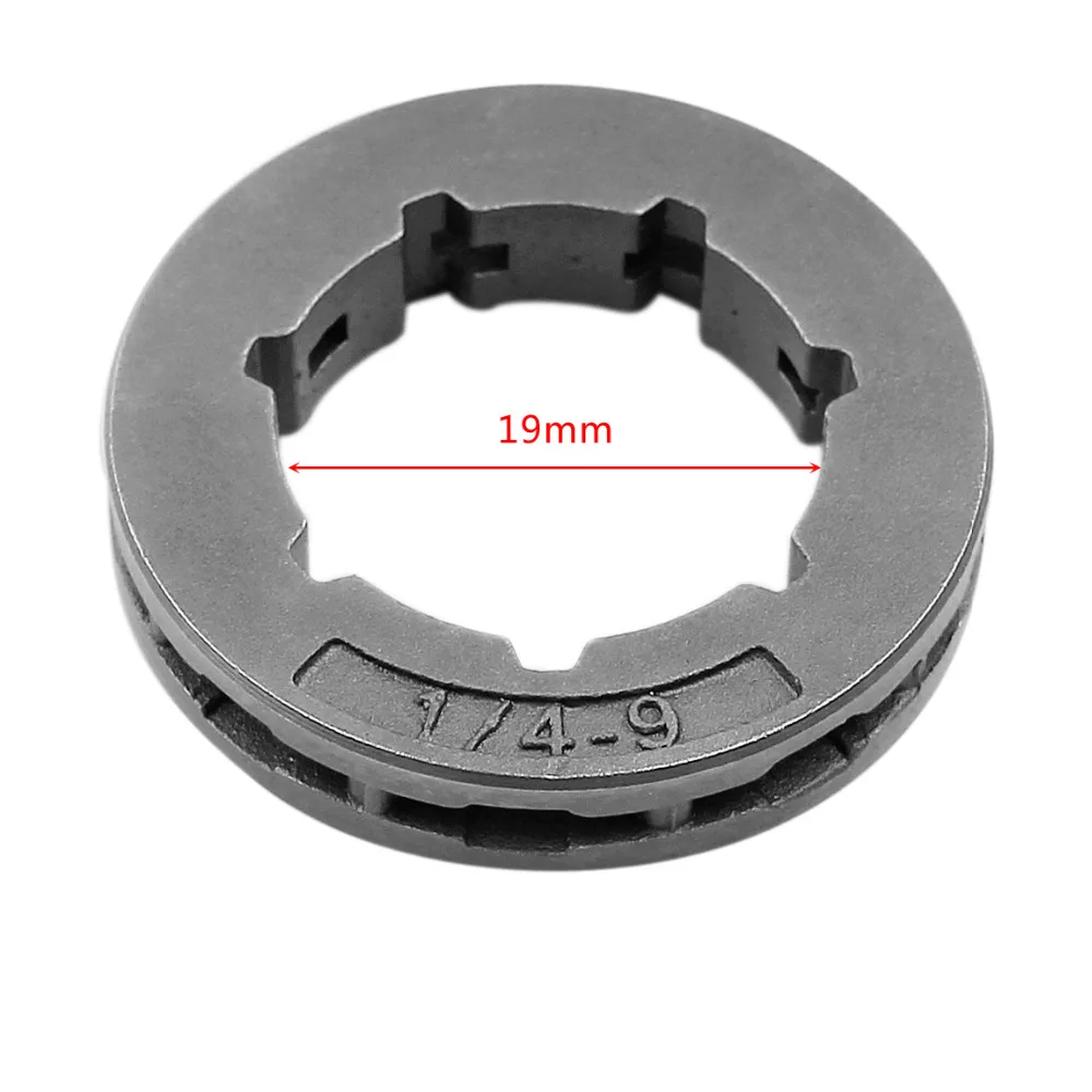 10pcs Sprocket Rim For Husqvarna 40 45 49 50 51 55 154 254 257 262 340 345 350 351 353 Chainsaw Part 1/4 Pitch 9 Teeth ID 19mm