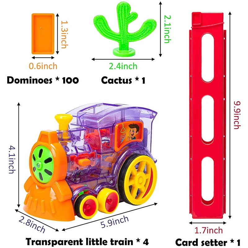 Domino lokomotywa dzieci 103 sztuk bloki zestaw modeli kolorowe budowanie gry kreatywne edukacyjne DIY zabawki prezent dla dzieci