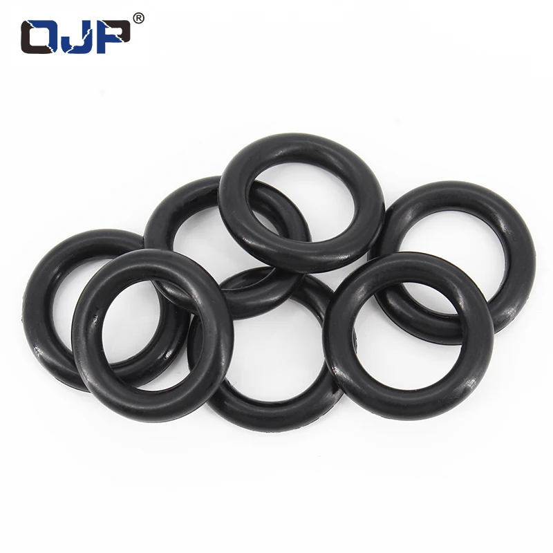 NBR O Ring Seal Gasket Thickness CS4mm OD12-200mm Wear Resistant Automobile Petrol Nitrile Rubber O-Ring Waterproof Black.-.