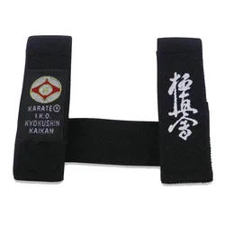 Sinobudo WKO Shinkyokushin Karate fissatore per cintura IKO Kyokushin Karate Belt fermo fisso fissatore per cintura nero