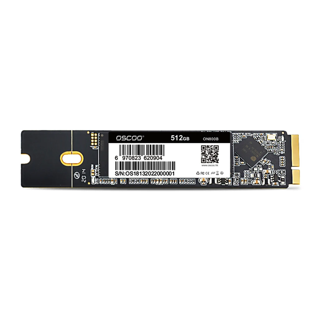 OSCOO-disco duro SSD HDD para Macbook Air A1465 A1466 Pro A1425 A1398 año 2012, disco duro interno de velocidad rápida de 128GB 256GB