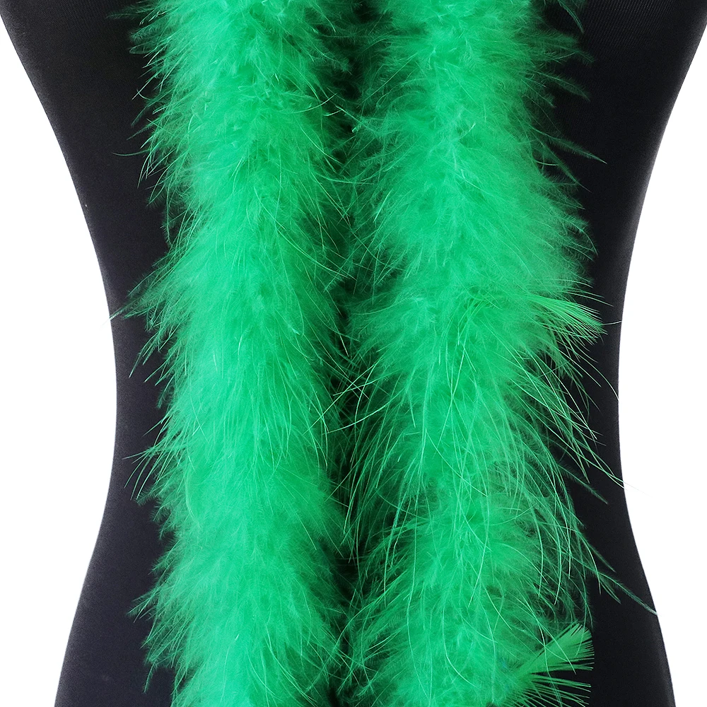 New 2Meters Marabou Feather Boa Turkey Feathers on Ribbon Shawl 13 grams for Wedding Dress/skirt Decoration Plumes Crafts