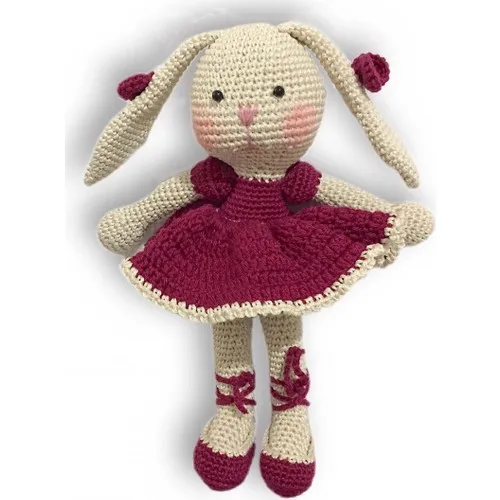 Loop Baby Amigurumi Hand-Knitted Toy Rabbit Ciciş