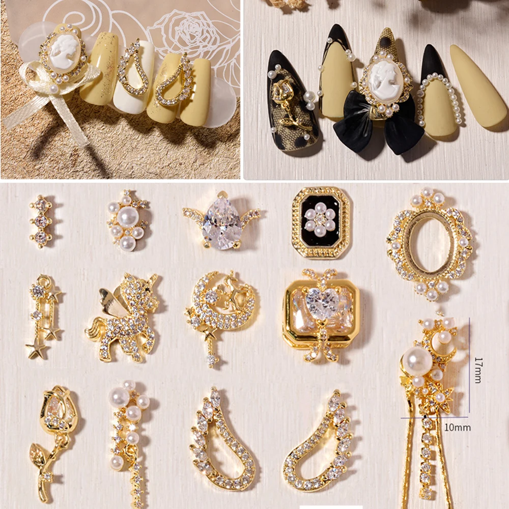 Diy brilhante arco nó asa borboleta flor jóias de unhas 3d strass ferramentas de manicure decorações da arte do prego